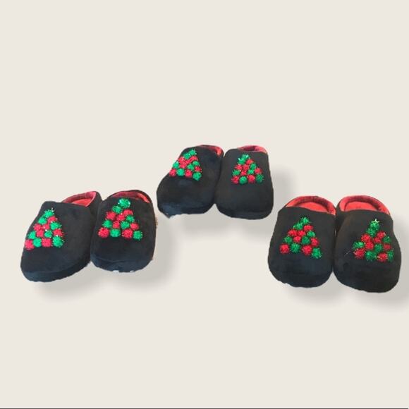 Charter Club Memory Foam Christmas Tree Slippers Size Medium 7 / 8 - Picture 7 of 7